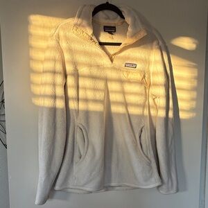 Patagonia Off-White Fleece Jacket
